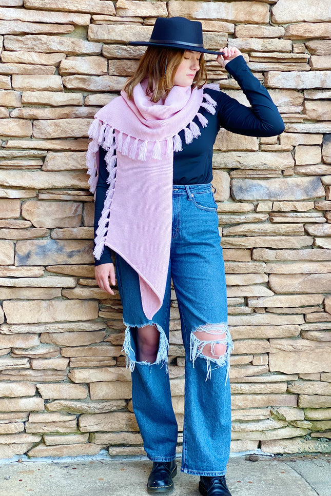 elegant Fringe Blanket Scarf