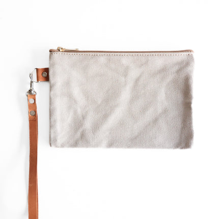 Canvas Clutch/Zippered Pouch