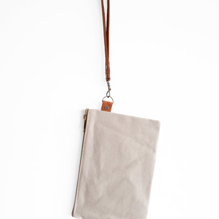 Canvas Clutch/Zippered Pouch