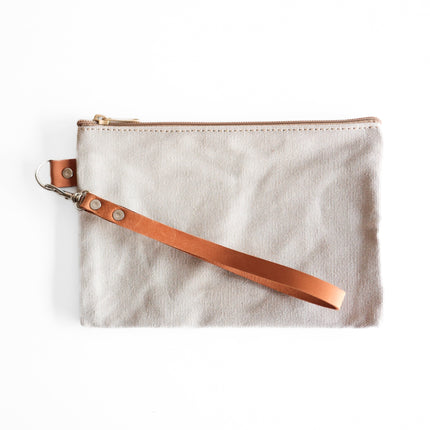 Canvas Clutch/Zippered Pouch