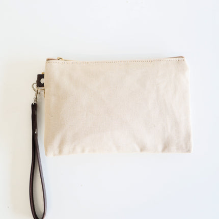 Canvas Clutch/Zippered Pouch