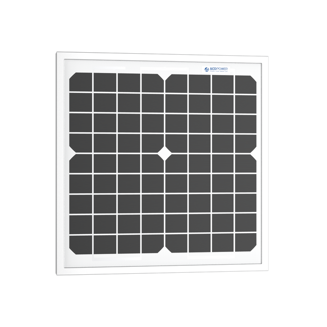 MONO A+ 10W 12V Solar Panel | Compact Premium Charger for RV, Boat, Shed Batteries
