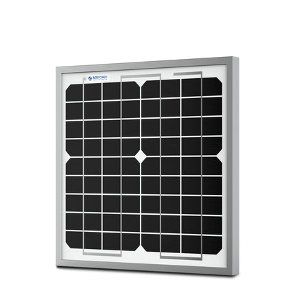 MONO A+ 10W 12V Solar Panel | Compact Premium Charger for RV, Boat, Shed Batteries