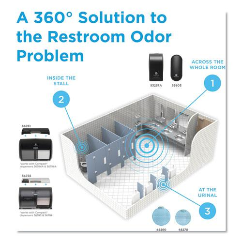 ActiveAire Deodorizer Urinal Screen, Coastal Breeze Scent, Blue, 12/Carton