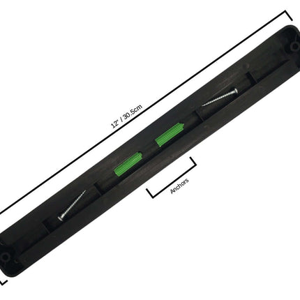 Kitchen Knife Set Kit | Red Handle & Black Magnetic Rack