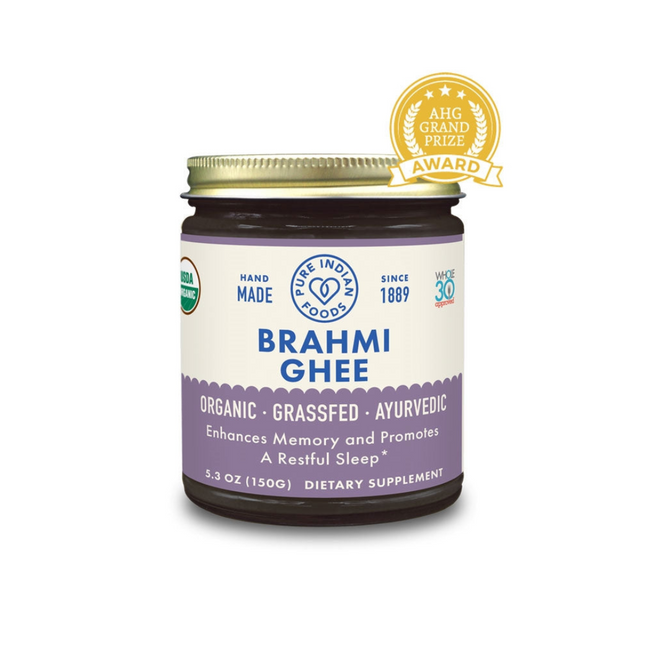 Brahmi Ghee | Ayurvedic Herbal Ghee for Clarity, Focus & Mental Calm