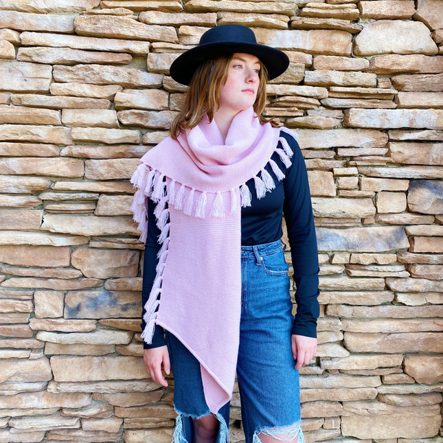 elegant Fringe Blanket Scarf