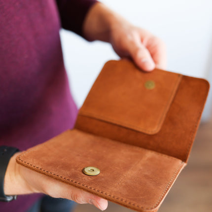 Custom Leather Passport Wallet