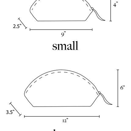 Blossom Travel Pouch - Large or Small