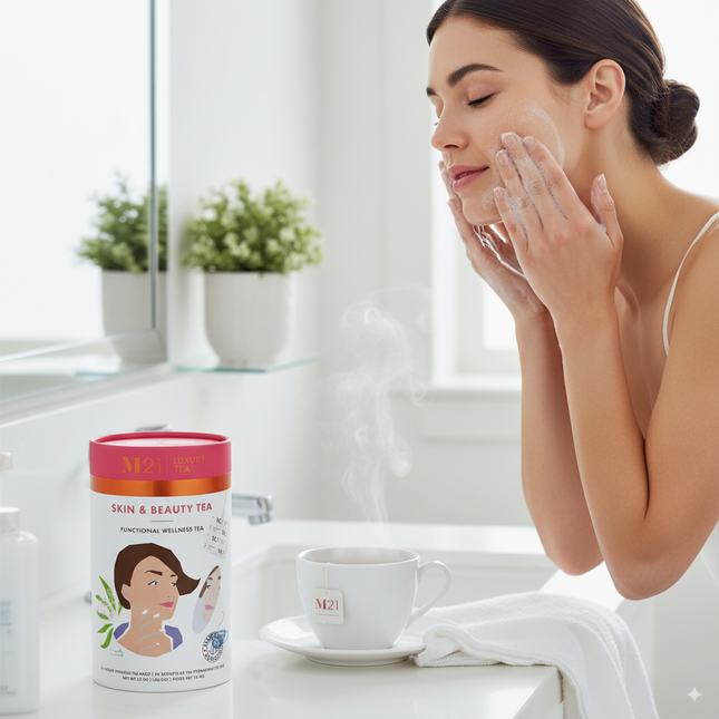 Skin and Beauty Luxury herbal tea - 24ct Canister