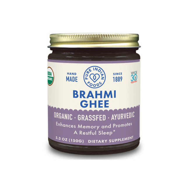 Brahmi Ghee | Ayurvedic Herbal Ghee for Clarity, Focus & Mental Calm