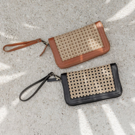 Raja Leather and Cane Wallet
