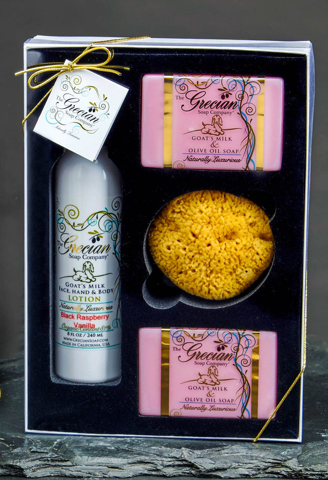 Lotion, 2 Soaps and Sponge Gift Set-Tuberose
