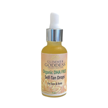 Organic DHA-Free Tanning Drops – Gradual Self Tan Drops with No Smell for Face & skin