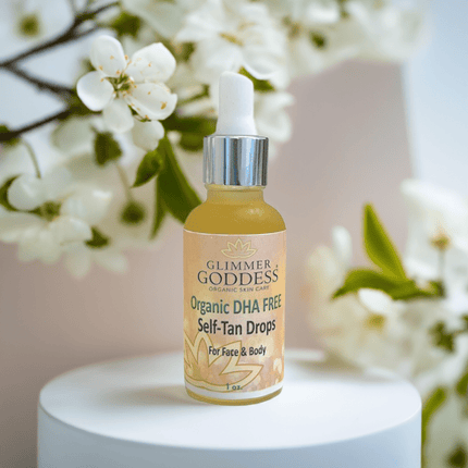 Organic DHA-Free Tanning Drops – Gradual Self Tan Drops with No Smell for Face & skin